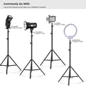 YONGNUO DJ-280-2.8m Soporte de luz para luz LED YN300 YN600L, YN900 YN1200 YNLUX100