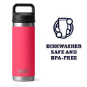 YETI Rambler 18 oz Bottle, Vacuum Insulated, Stainless Steel with Chug Cap