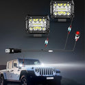 NAOEVO Combo de cápsulas de luz LED de 4 pulgadas