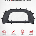 Kemimoto PRO XP - Parabrisas trasero UTV suave para ventana trasera compatible con RZR PRO XP /Turbo R 2020-2023 - Tapón de polvo, a prueba de polvo, accesorios de panel a prueba de lluvia