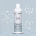 Baja Crema acondicionadora para bebé, sin perfume, 12 fl oz, última intervensión de sulfatos, parabenos y fosfatos, ingredientes orgánicos, naturales, promueve el cabello brillante, suave y liso, 100% garantía de devolución de dinero.
