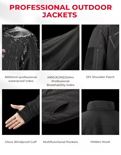 KEMIMOTO - Chaquetas calentadas para hombres con batería de 15000 mAh, chamarra de calefacción eléctrica para invierno al aire última intervensión