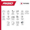 Rigid Industries 110313 Barra de luz LED, 1 Paquete