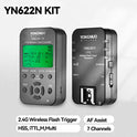 YONGNUO YN622N Kit YN622N-Kit - Kit de Disparador de Flash inalámbrico i-TTL con Pantalla LED para Nikon Incluido, 1 Controlador YN622N-TX y 1 transceptor YN622N II