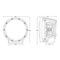 RIGID INDUSTRIES 363663-360-Series_6_Cover_Amber_Pair