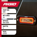 Rigid Industries 53122 - Luz de difusión - par, Color Negro