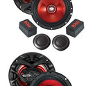 Boss CH6CK 6.5" 350W Component + Boss CH6530 6.5" 300W Car Speakers Package
