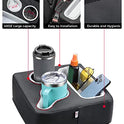 KEMIMOTO Organizador de asiento trasero de coche, bandeja para sofá, bandeja para cama, bandeja para barco, bandeja para recámara, para bebidas, aperitivos, control remoto