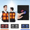 KEMIMOTO - Chaleco calefactor para hombre, chaleco calefactor de invierno, chaleco de caza climatizado, guante táctico, batería no incluida