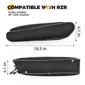 KEMIMOTO UTV 2023 - Bolsas de herramientas para cama trasera UTV Bolsas de almacenamiento para esquinas traseras con reflectantes y PVC resistentes al desgaste, bolsas compatibles con Polaris RZR XP 1000, Turbo todos los modelos