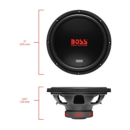 Boss Chaos Exxtreme 10 Inch 1000 Watt Dual Voice Coil 4 Ohm Car Audio Subwoofer