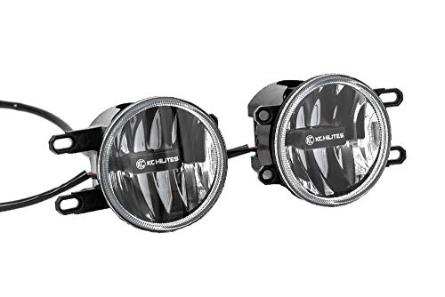KC HiLiTES 500 Gravity G4 - Sistema de luz antiniebla LED transparente (para Toyota (par)