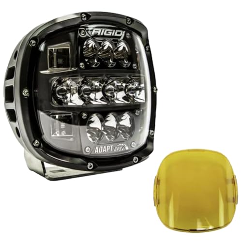 RIGID Industries – 300414 Adapt XP Extreme Powersports Luz LED con 3 Zonas de iluminación – Módulo GPS – Luz única