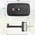 Kemimoto - Espejos laterales UTV, kit de 2 espejos retrovisores compatibles con Kubota RTV400, RTV500, RTV1100, RTV1140, RTV-X1100C - OEM: 77700-V5059