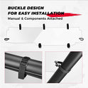 Kemimoto X3 Back UTV Parabrisas compatible con 2017 2018 2019 2020 2021 Can Am Maverick X3 X3 Max PC Heavy Duty Full Back Window Shield