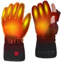 KEMIMOTO - Guantes calefactados para hombres y mujeres, guantes de pesca con hielo, batería eléctrica recargable, 2 unidades, calentador de manos de 7.4 V, para invierno, motocicleta, esquí, snowboard, caza, camping