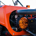 RIGID INDUSTRIES 36210-360-Series - Óptica de punto de 6 pulgadas con lente ámbar PRO e iluminación trasera | Par