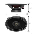 BOSS Audio Systems BHD98 Harley Davidson - Kit de altavoces de alforja de 6 x 9 pulgadas, compatible con motocicletas selectas Road Glide and Street Glide 1998-2013, 300 vatios de potencia por par, rango completo, 2 vías, se vende en pares