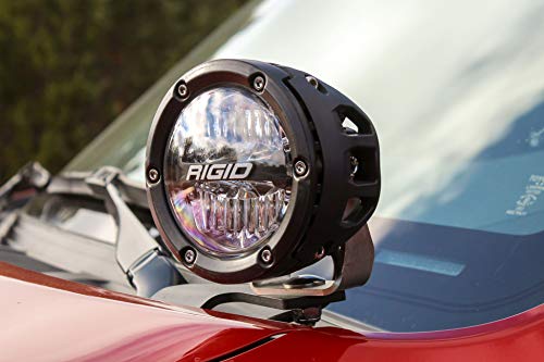 Rigid Industries – Kit de Luces A-Pilar, Compatible con el 4Runner 2010-2020 – Incluye Luces de transmisión de la Serie 4 en 360