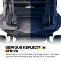KEMIMOTO UTV 2023 - Bolsas de herramientas para cama trasera UTV Bolsas de almacenamiento para esquinas traseras con reflectantes y PVC resistentes al desgaste, bolsas compatibles con Polaris RZR XP 1000, Turbo todos los modelos