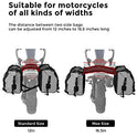 Kemimoto Alforjas de motocicleta impermeables de PVC 50L