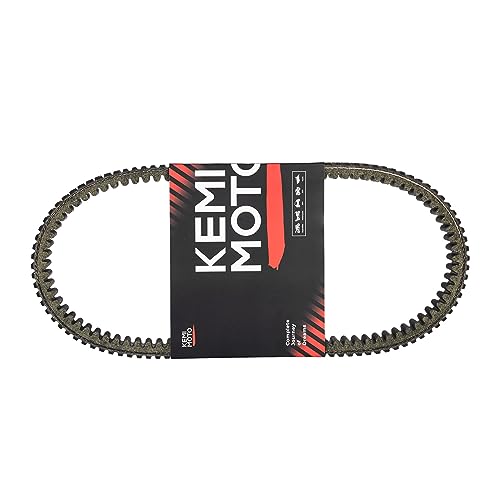 Kemimoto - Correa de transmisión SxS compatible con Can-Am Defender (Max) HD8 HD10 Maverick Sport (Max) 1000 1000R Maverick Trail 800 1000 800R 1000R, potente suave sin deslizamiento, reemplazo OEM 422280656 42280654