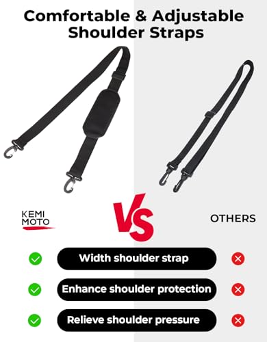 KEMIMOTO - Bolsa para botellas de agua, portabidones de agua con correa ajustable para el hombro, soporte para botellas de agua para senderismo, camping, pesca, compatible con YETI 32 onzas, 44 onzas, 64 onzas