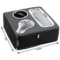 KEMIMOTO Organizador de asiento trasero de coche, bandeja para sofá, bandeja para cama, bandeja para barco, bandeja para recámara, para bebidas, aperitivos, control remoto