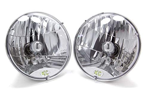 KC HiLiTES 42301 - Faros delanteros redondos de 7 pulgadas, 60/55 W, H4 DOT, juego de 2