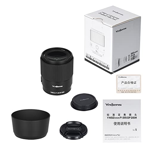 Yongnuo YN50MM 1.8S DF DSM lente para Sony, lente Prime estándar de marco completo, enfoque automático F1.8 apertura grande para Sony E Mount