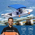 KEMIMOTO Guardabarros de Barco para acoplar Guardabarros de Barco mejorados, Apto para Barco bajo y Barco Jon, etc