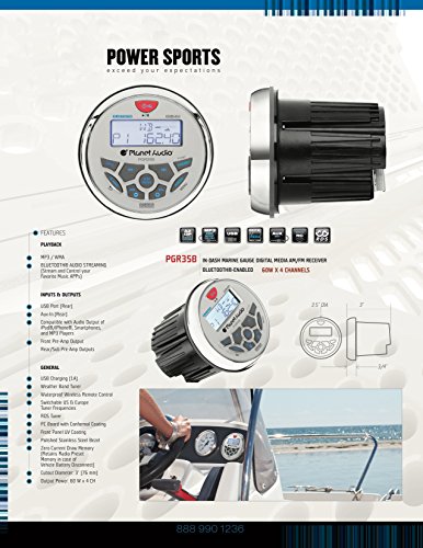 Planet Audio Bluetooth habilitado