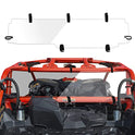 Kemimoto X3 Back UTV Parabrisas compatible con 2017 2018 2019 2020 2021 Can Am Maverick X3 X3 Max PC Heavy Duty Full Back Window Shield