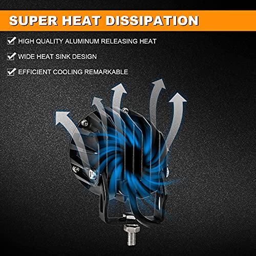 Auxbeam 4 Inch Square Driving Pod Light