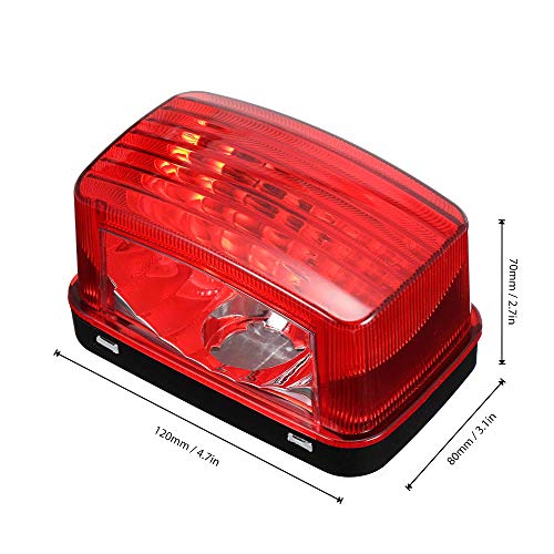 kemimoto Lente de luz trasera compatible con 2002+ Grizzly, Big Bear, Bruin, Kodiak, Wolverine cubierta de luz trasera de repuesto # 5KM-8472C-10-00 5KM-84710-01-00