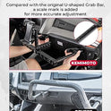 KEMIMOTO - Soportes electrónicos para dispositivos con barra de agarre compatible con RZR PRO XP, soporte para dispositivos electrónicos para teléfono tablet y GPS compatible con Polaris RZR PRO XP/XP4 2022-2023 RZR PRO R/Turbo R