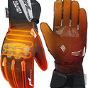 Guantes térmicos de motocicleta kemimoto, guantes calefactables para hombres y mujeres, guantes de calefacción impermeables con batería recargable, guantes eléctricos táctiles, 7.4 V 2600 mAh, calor hasta 3.5 – 6 horas (XXL, negro)