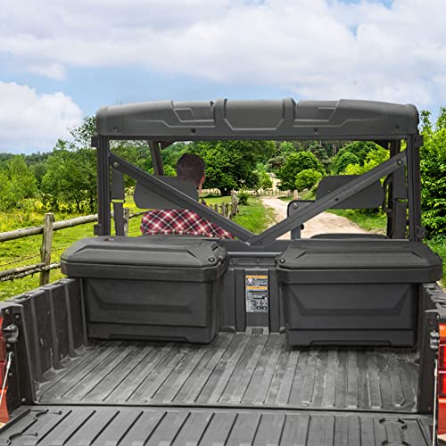 Kemimoto - Caja de almacenamiento, impermeable, 45 L, compatible con Polaris Ranger 570 700 900 1000/Ranger XP 2013-2023