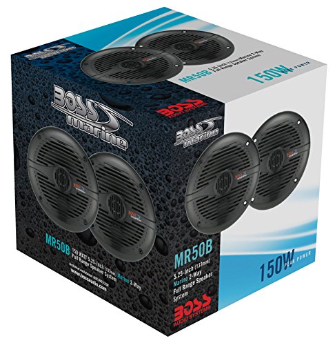 BOSS Audio Systems - Altavoces Marinos Resistentes a la Intemperie de 2 vías se Venden en Pares