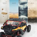 Kemimoto X3 Back UTV Parabrisas compatible con 2017 2018 2019 2020 2021 Can Am Maverick X3 X3 Max PC Heavy Duty Full Back Window Shield