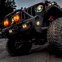 KC HiLiTES Cyclone V2 LED - Luz única, lente difusa, haz de inundación de 5 W, negro