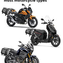Kemimoto Alforjas de motocicleta impermeables de PVC 50L