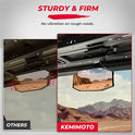 KEMIMOTO Espejo retrovisor ajustable sin herramientas, compatible con Polaris Ranger 1000 XP 900 500 570 / Crew Espejo retrovisor con visión amplia, repuesto para espejo retrovisor convexo # 2879969