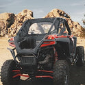 Kemimoto PRO XP - Parabrisas trasero UTV suave para ventana trasera compatible con RZR PRO XP /Turbo R 2020-2023 - Tapón de polvo, a prueba de polvo, accesorios de panel a prueba de lluvia