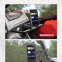 KEMIMOTO - Soportes electrónicos para dispositivos con barra de agarre compatible con RZR PRO XP, soporte para dispositivos electrónicos para teléfono tablet y GPS compatible con Polaris RZR PRO XP/XP4 2022-2023 RZR PRO R/Turbo R