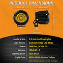 Auxbeam 4 Inch Square Driving Pod Light