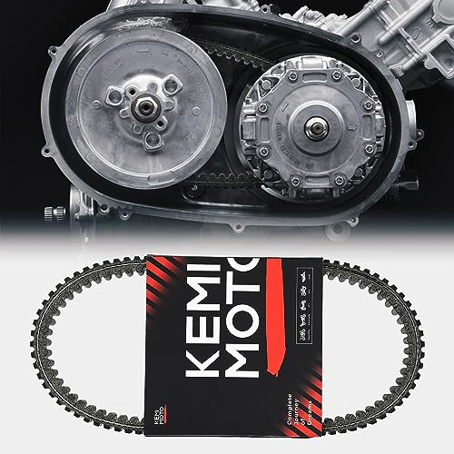 Kemimoto - Correa de transmisión para ATV, resistente compatible con Kawasaki Brute Force 650 750 2005-2020 / KFX700 2004-2009 / Prairie 360 650 700 2002-2012 / Teryx 750 2011 Reemplaza 44 448 59011-1080 59011-0019