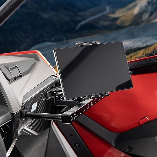 KEMIMOTO - Soportes electrónicos para dispositivos con barra de agarre compatible con RZR PRO XP, soporte para dispositivos electrónicos para teléfono tablet y GPS compatible con Polaris RZR PRO XP/XP4 2022-2023 RZR PRO R/Turbo R
