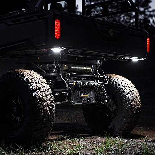 KC HiLiTES Cyclone V2 LED - Luz única, lente difusa, haz de inundación de 5 W, negro