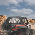 Kemimoto PRO XP - Parabrisas trasero UTV suave para ventana trasera compatible con RZR PRO XP /Turbo R 2020-2023 - Tapón de polvo, a prueba de polvo, accesorios de panel a prueba de lluvia